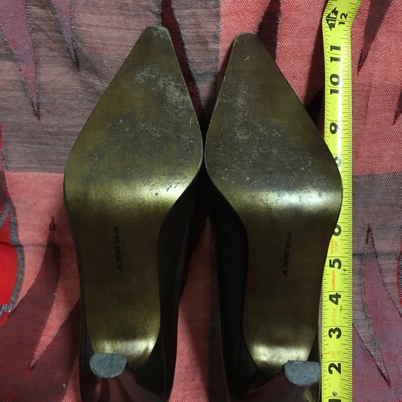 Proxy Dark Brown High Heels Pumps 9.5 M Spain - Picture 3 of 8